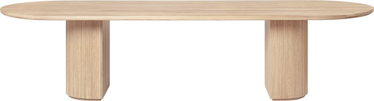 Moon Elliptical Dining Table - Solid Oak - Gubi - Tables + Desks - Soap Treated Oak - HORNE