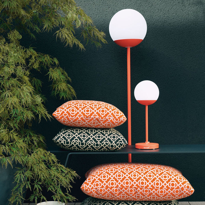 MOOON! Floor Lamp 53" - Fermob - Outdoor Lights - Black Cherry - HORNE
