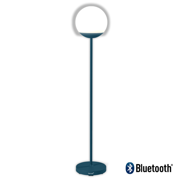 MOOON! Floor Lamp 53" - Fermob - Outdoor Lights - Acapulco Blue - HORNE