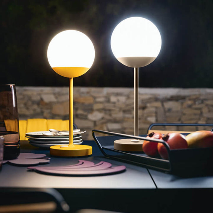 MOOON! Lamp 16" - Fermob - Outdoor Lights - Black Cherry - HORNE