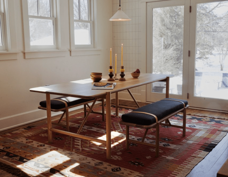 Mora Dining Table - Eastvold Furniture - Tables + Desks - Walnut - HORNE