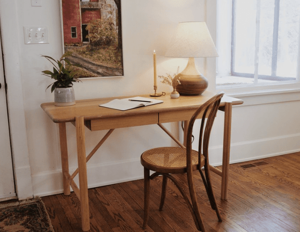 Mora Writing Desk - Eastvold Furniture - Walnut - HORNE