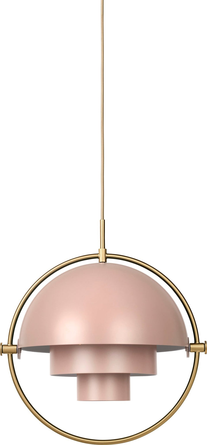 Multi - Lite Pendant - Gubi - Pendants - Brass/Rose Dust - HORNE