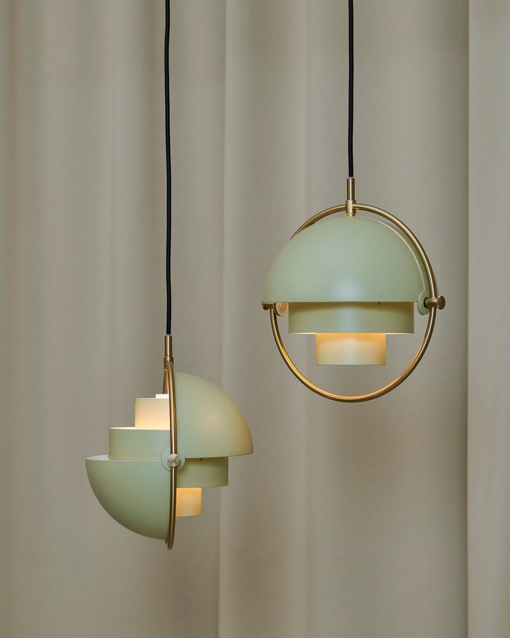 Multi - Lite Pendant - Small - Gubi - Pendants - Desert Sage/Brass - HORNE