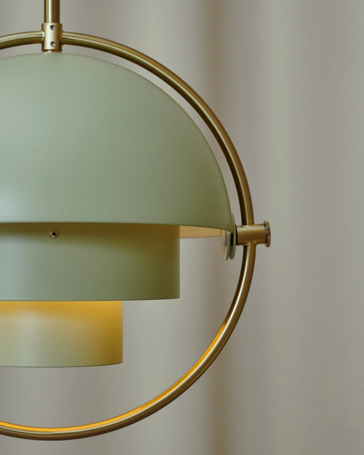 Multi - Lite Pendant - Small - Gubi - Pendants - Desert Sage/Brass - HORNE
