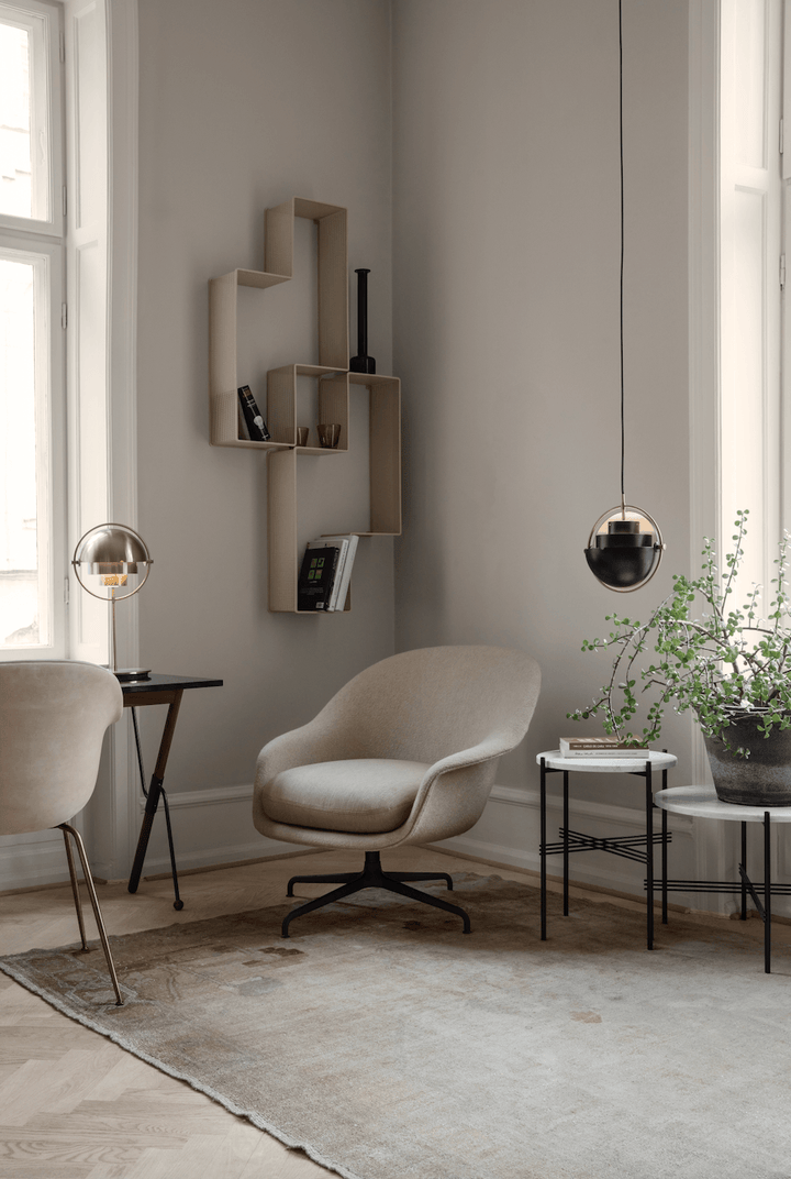 Multi - Lite Table Lamp - Chrome - Gubi - Pendants - White Semi Matte - HORNE