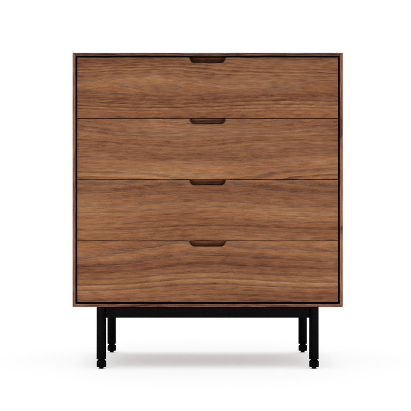 Munro 4 Drawer Dresser - Gus* Modern - Dressers - Walnut - HORNE