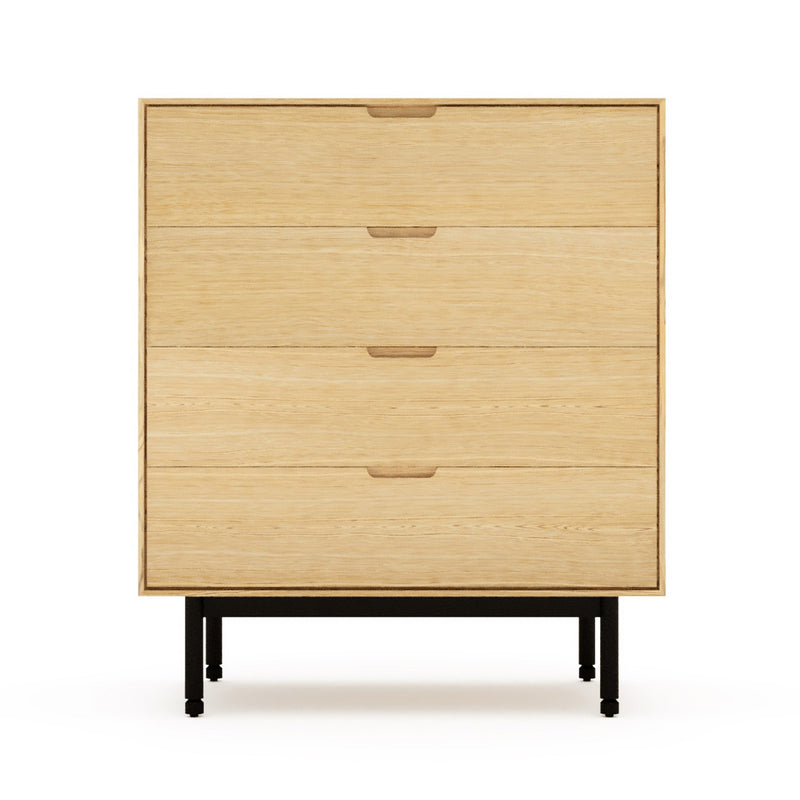 Munro 4 Drawer Dresser - Gus* Modern - Dressers - Walnut - HORNE