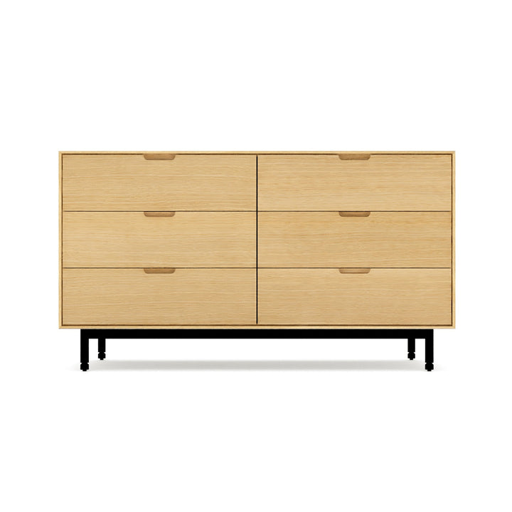 Munro 6 Drawer Dresser - Gus* Modern - Dressers - White Oak - HORNE