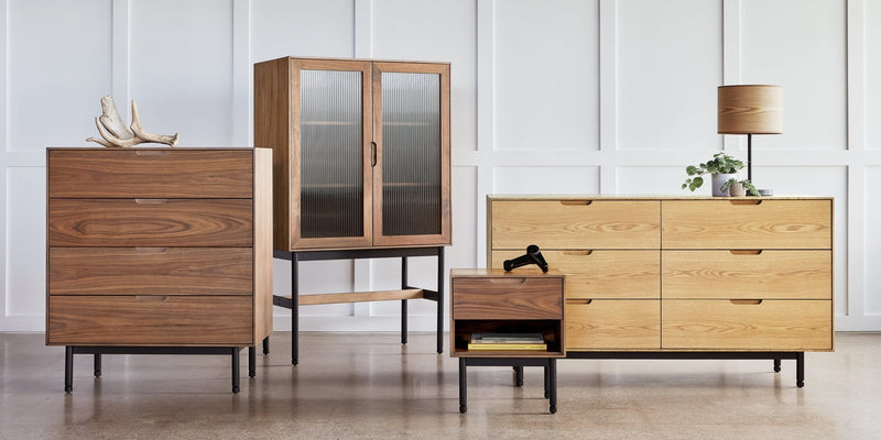 Munro 6 Drawer Dresser - Gus* Modern - Dressers - Walnut - HORNE