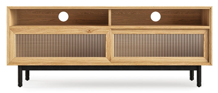 Munro Media Stand - Gus* Modern - Sideboards + Cabinets - White Oak - HORNE
