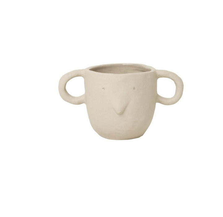 Mus Plant Pot - Ferm Living - Pots & Planters - Sand - Large - HORNE