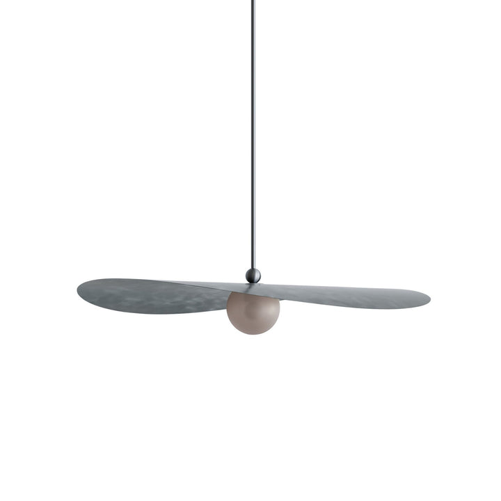 Myrna Hanging Pendant Light - Glass and Brass