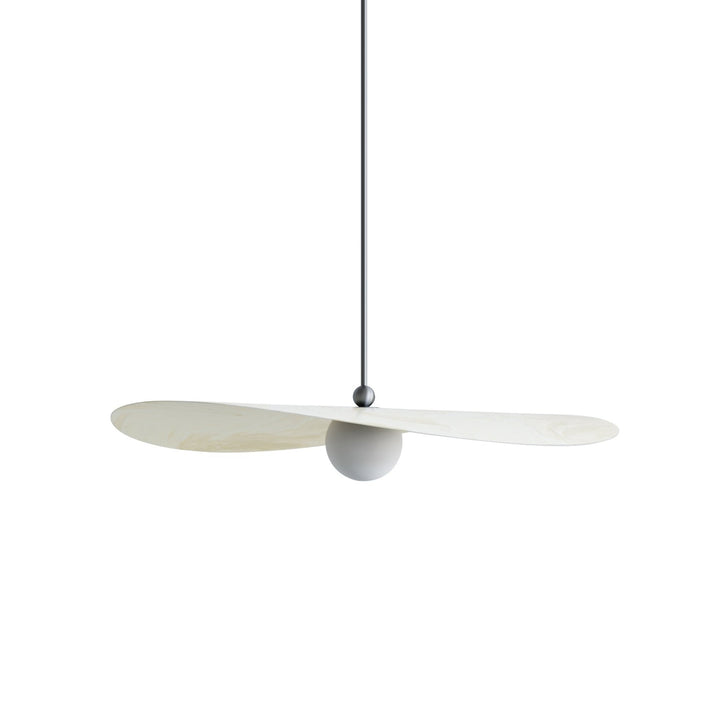 Myrna Hanging Pendant Light - Glass and Brass