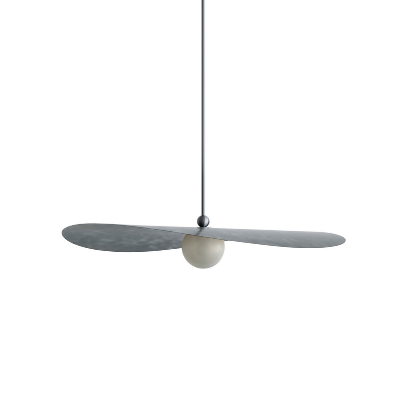 Myrna Hanging Pendant Light - Glass and Brass