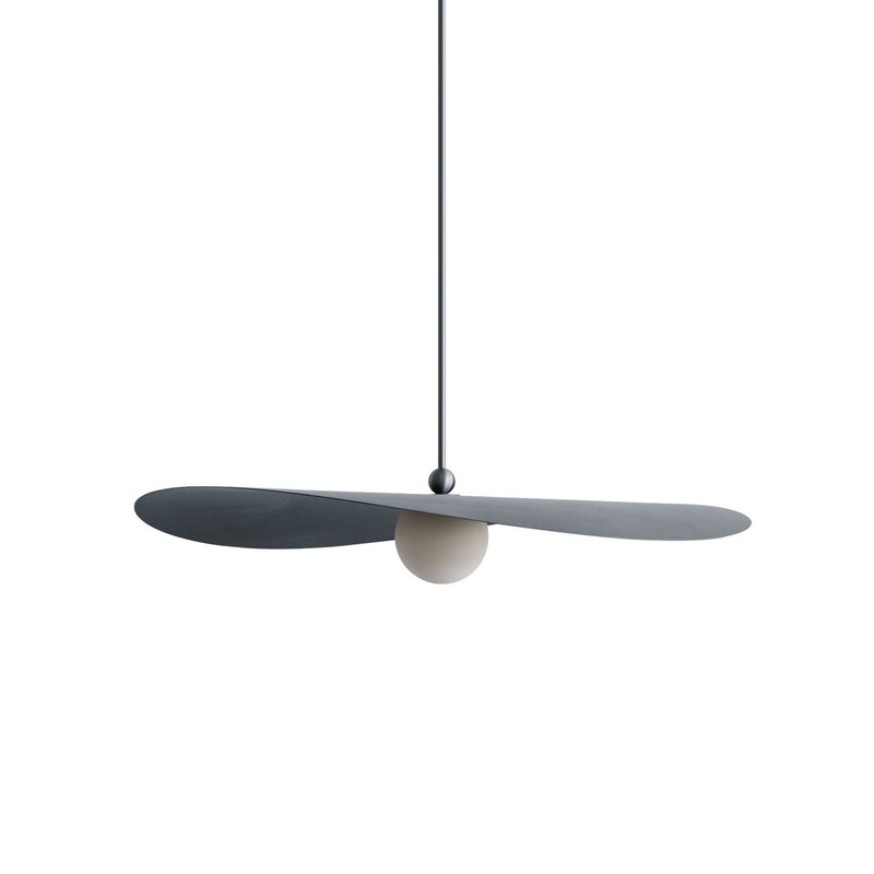 Myrna Hanging Pendant Light - Glass and Brass