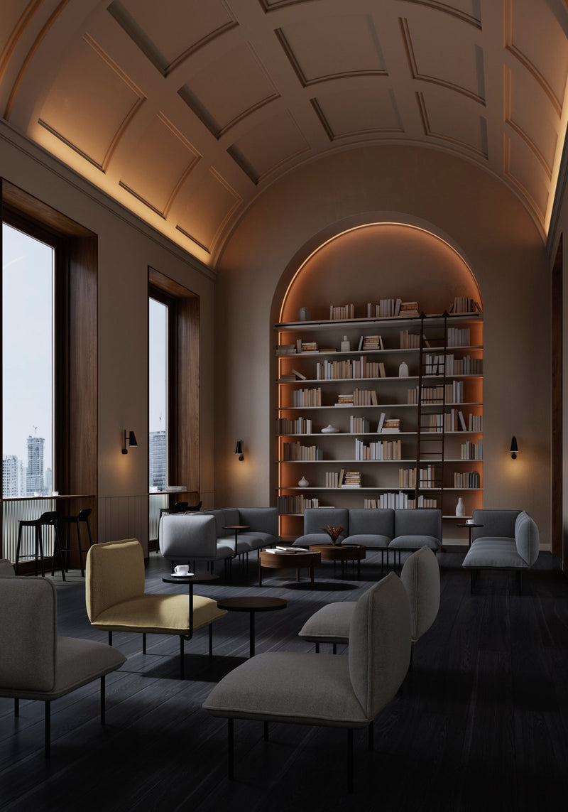 Nakki Lobby Side Table - Woud - Chairs - Black Painted Oak - HORNE