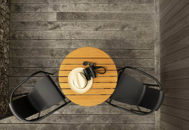 NAMI Outdoor Dining Chair w/Armrests - HOUE - Outdoor Furniture - Black - HORNE