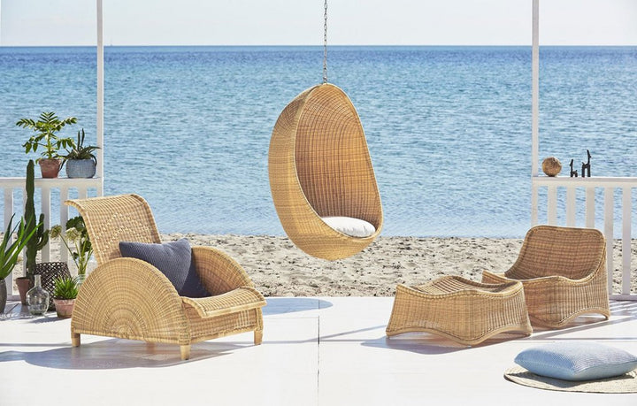 Nanna Ditzel Chill Lounge Chair & Stool - Exterior - Sika Design - Outdoor Furniture - HORNE