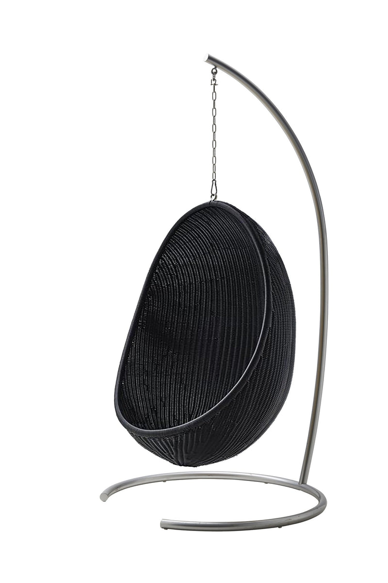 Nanna Ditzel Hanging Egg Chair Exterior - Sika Design - Outdoor Furniture - ArtFibre Natural - No Cushion - With Chain - HORNE