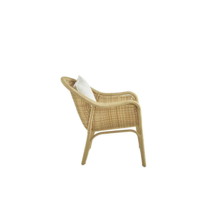 Nanna Ditzel Madame Chair - Exterior - Sika Design - Outdoor Furniture - ArtFibre Natural - Tempotest White Canvas - HORNE