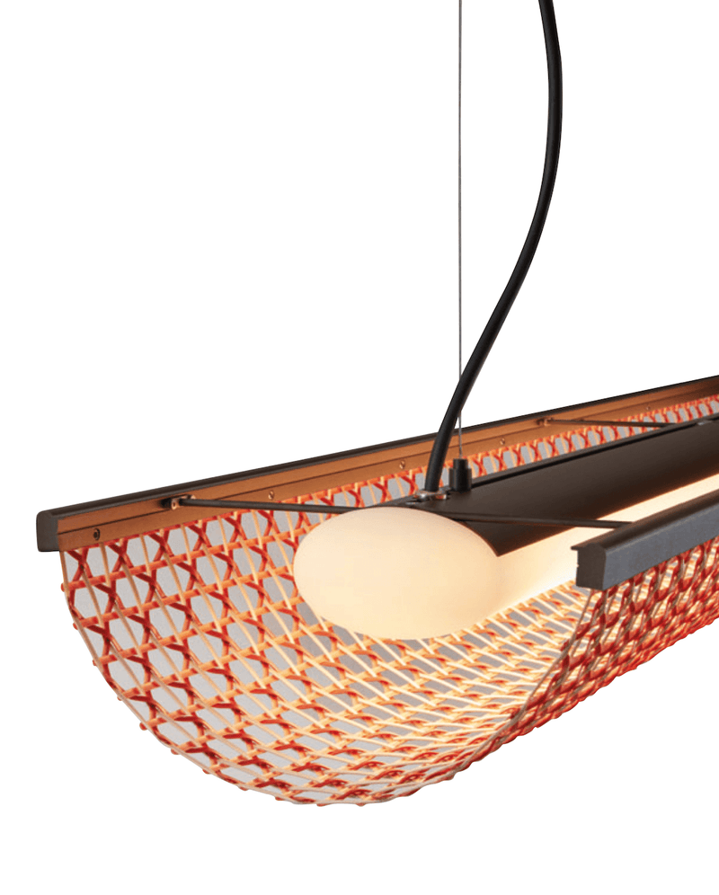 Nans Balis S/140 Outdoor LED Dimmable Linear Pendant - Bover - Pendants - Beige - 0 - 10V Dimmable - HORNE