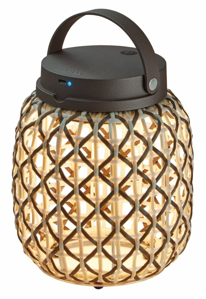 Nans M/21/R Table Lamp - Bover - Table + Task - Brown/Brown - HORNE