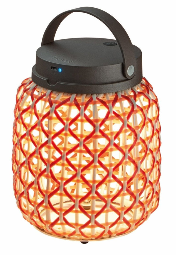 Nans M/21/R Table Lamp - Bover - Table + Task - Brown/Red - HORNE