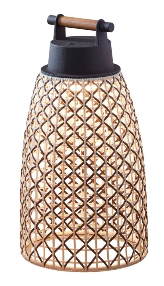 Nans M/41/R Table Lamp - Bover - Table + Task - Brown/Brown - HORNE