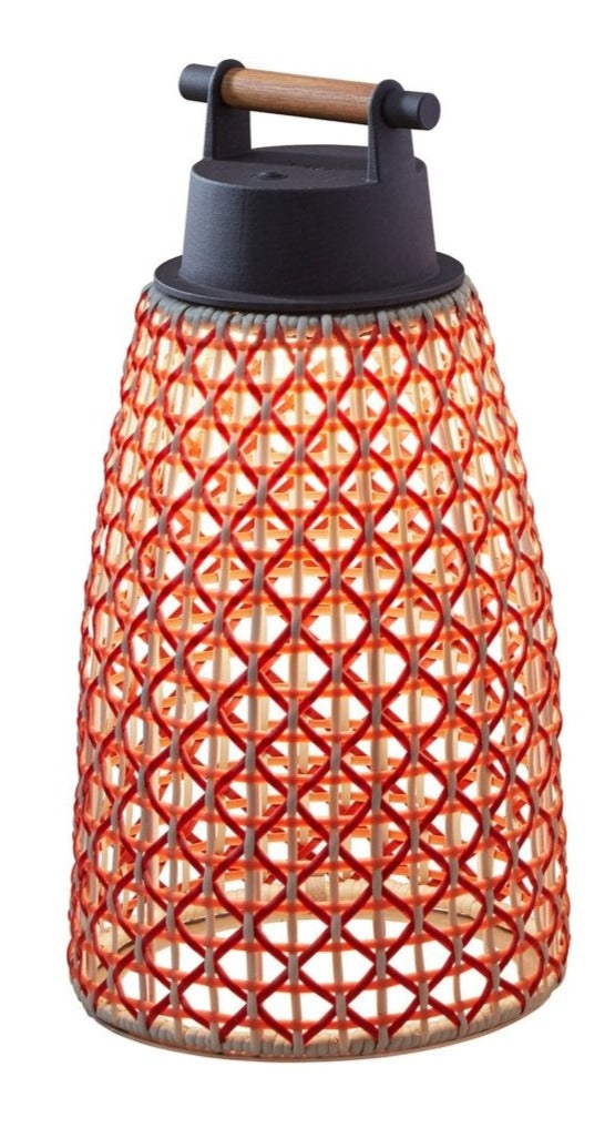 Nans M/41/R Table Lamp - Bover - Table + Task - Brown/Red - HORNE