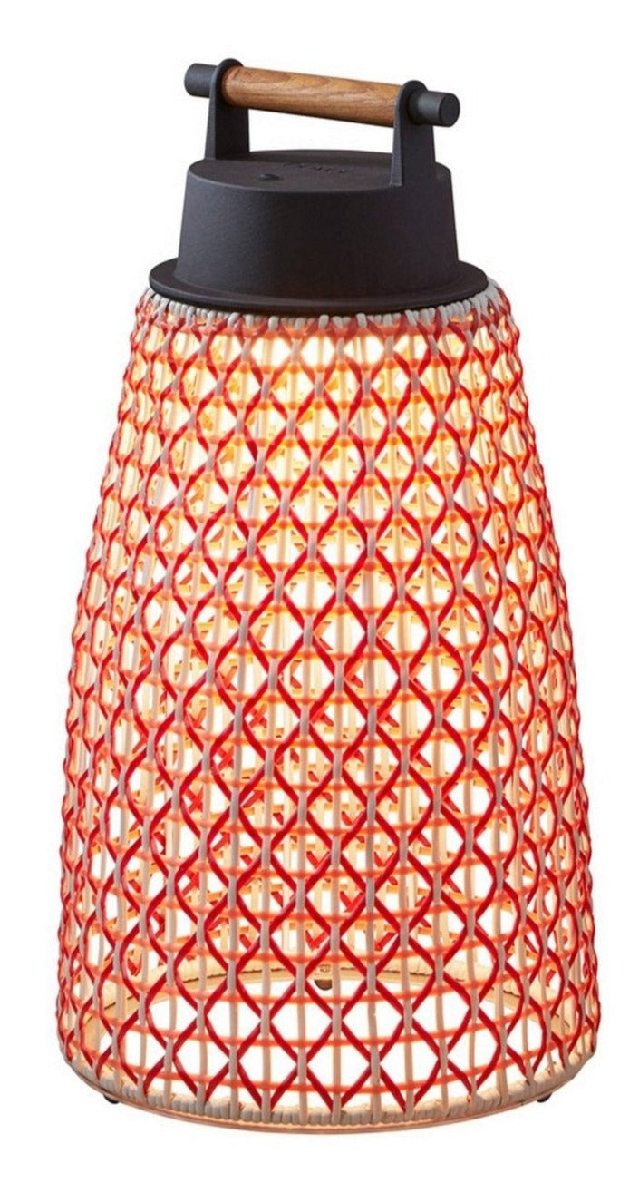 Nans M/49/R Table Lamp - Bover - Table + Task - Brown/Red - HORNE
