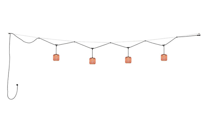 Nans S/16/4L Catenary Outdoor Pendants - Bover - Pendants - Brown/Red - HORNE