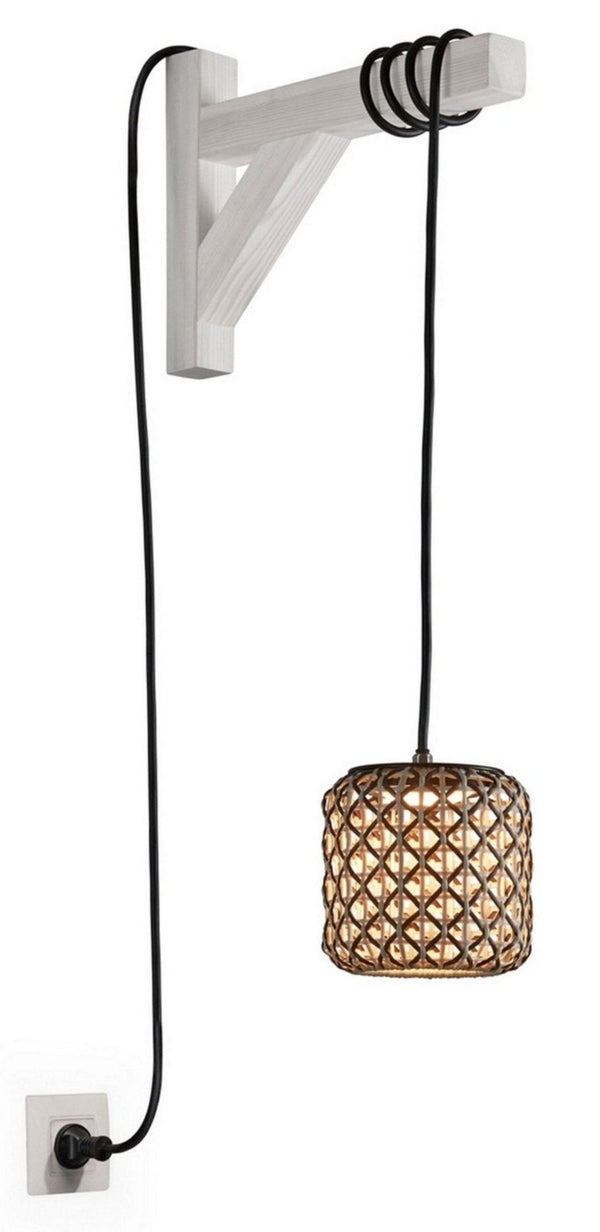 Nans S/16/H Outdoor Pendant - Bover - Pendants - Brown/Brown - HORNE