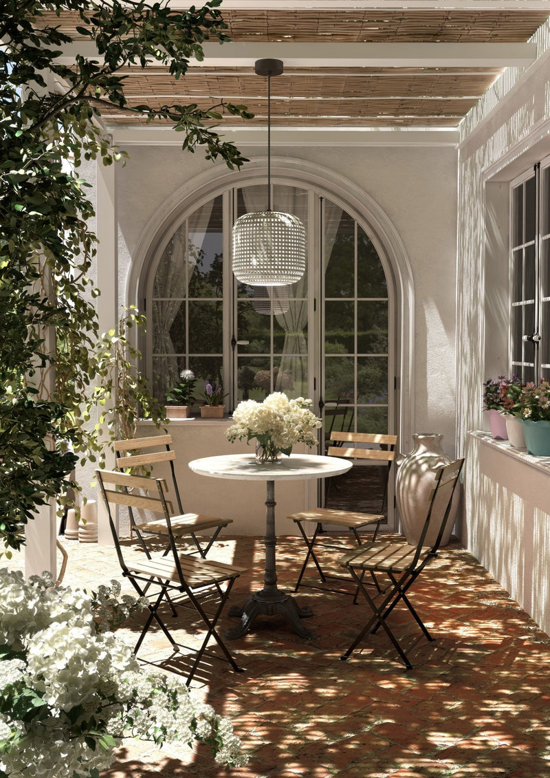 Nans S/31 Outdoor Pendant - Bover - Pendants - Brown/Beige - 0 - 10V Dimmable - HORNE