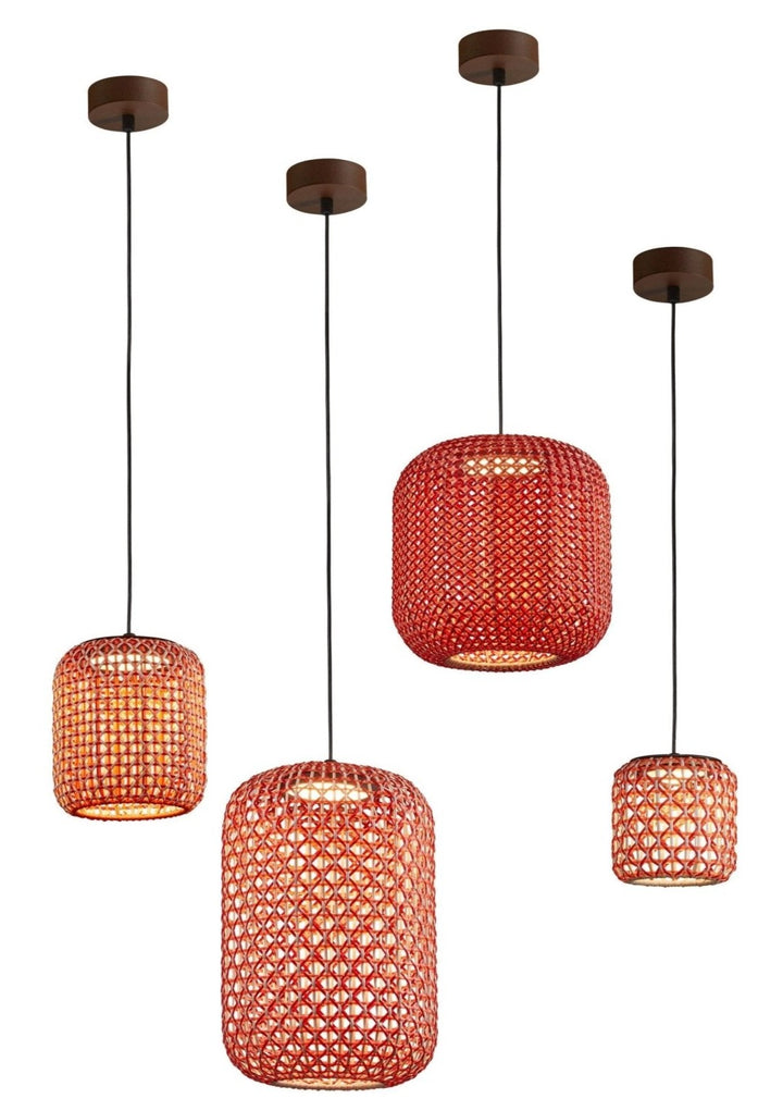 Nans S/31.2 Outdoor Pendant - Bover - Pendants - Brown/Red - 0 - 10V Dimmable - HORNE