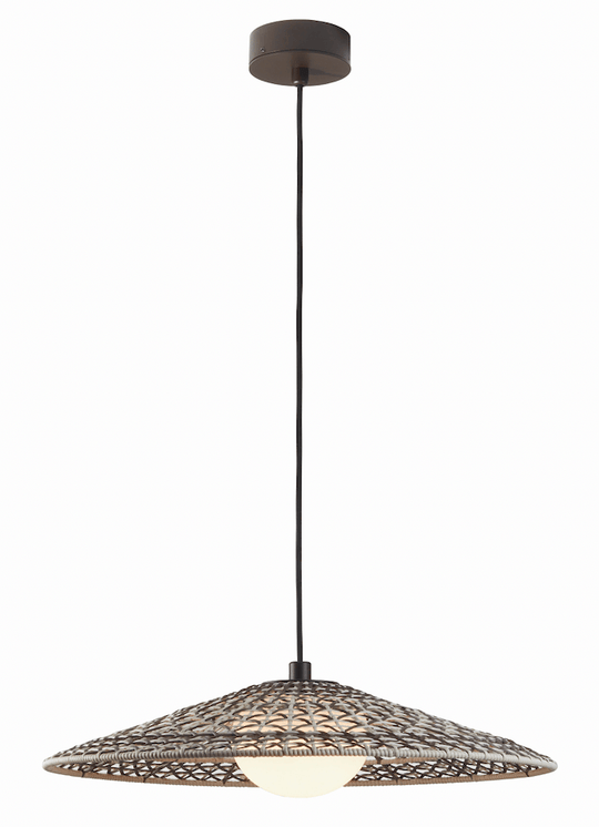 Nans S/55 Outdoor LED Dimmable Pendant - Bover - Pendants - Brown - HORNE