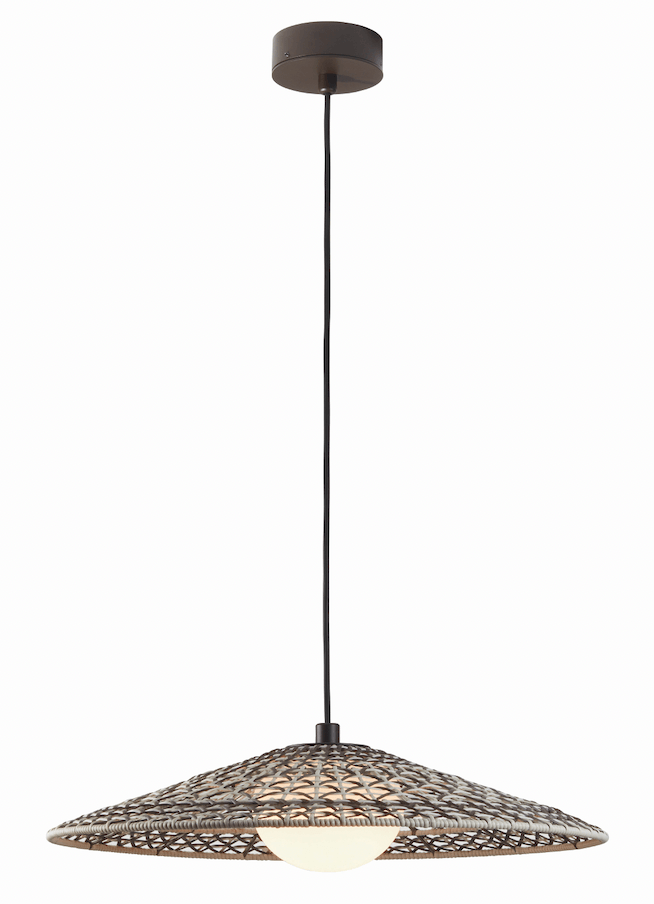 Nans S/55 Outdoor LED Dimmable Pendant - Bover - Pendants - Brown - HORNE