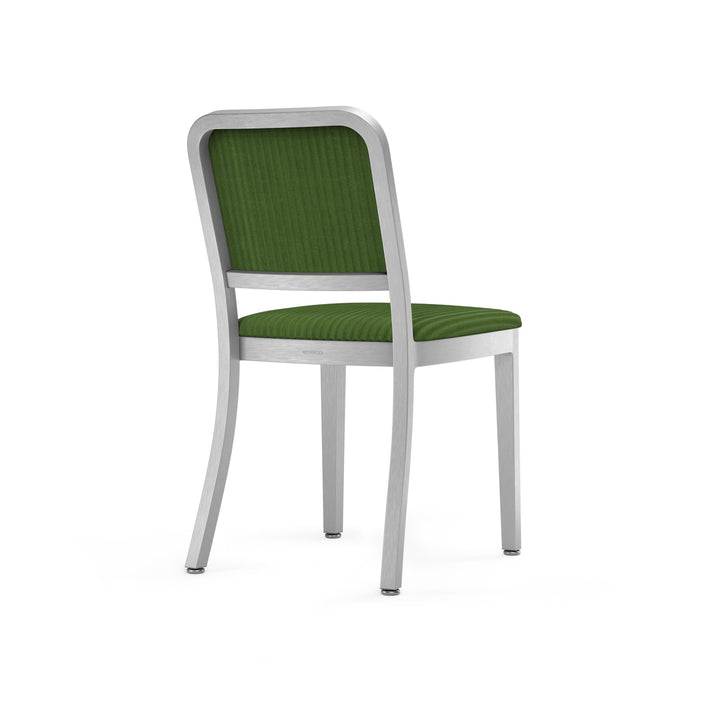 Navy Officer Upholstered Chair - Emeco - Chairs - Hand Brushed - Kvadrat Phlox 943 - HORNE