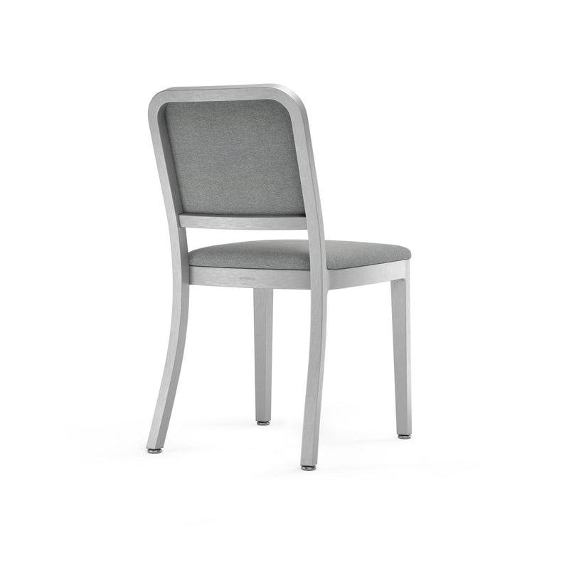 Navy Officer Upholstered Chair - Emeco - Chairs - Hand Brushed - Kvadrat Hallingdal 116 - HORNE