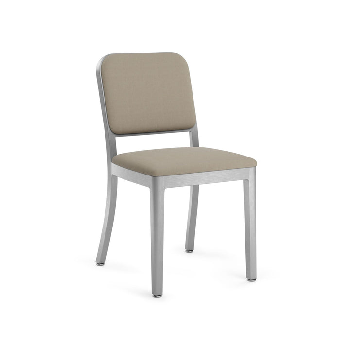 Navy Officer Upholstered Chair - Emeco - Chairs - Hand Brushed - Kvadrat Hallingdal 200 - HORNE