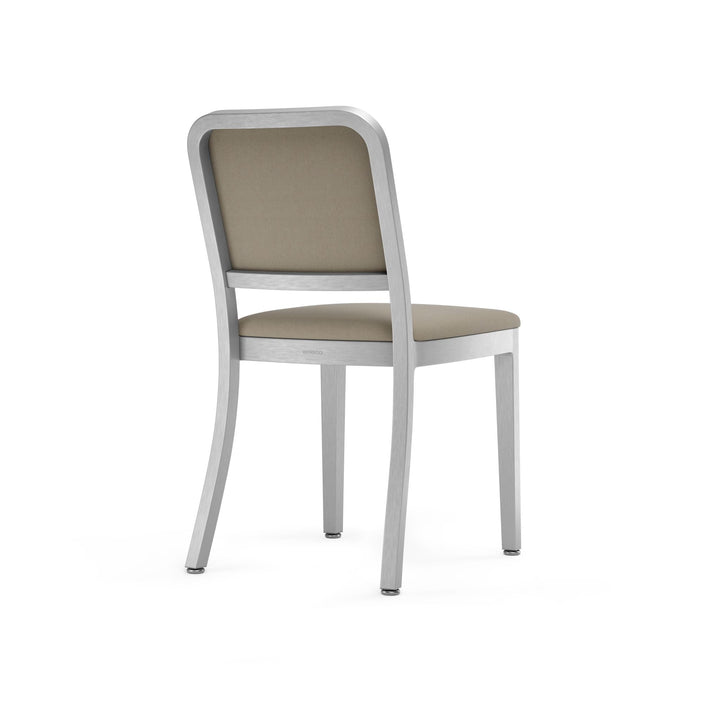Navy Officer Upholstered Chair - Emeco - Chairs - Hand Brushed - Kvadrat Hallingdal 200 - HORNE