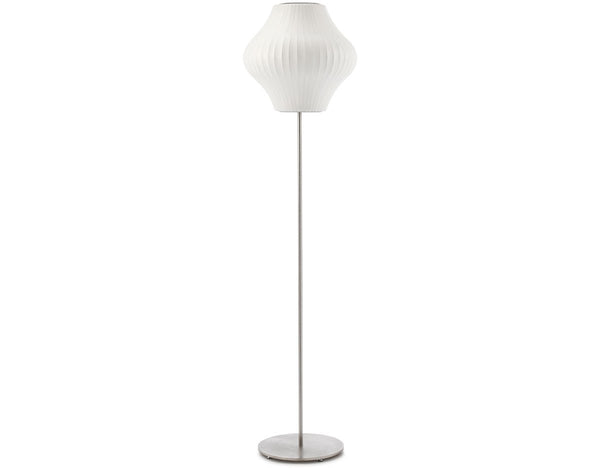 Nelson® Bubble Lamp - Pear® Floor Lamp - Herman Miller® - Floor Lamps - Small - Steel Base - HORNE