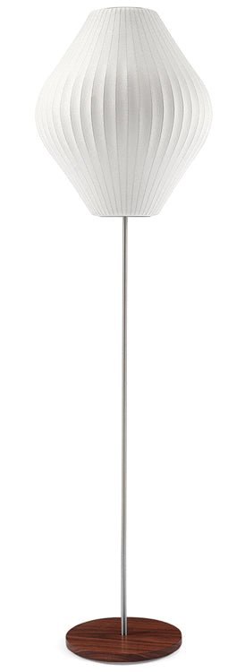 Nelson® Bubble Lamp - Pear® Floor Lamp - Herman Miller® - Floor Lamps - Small - Steel Base - HORNE