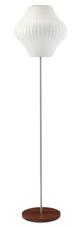 Nelson® Bubble Lamp - Pear® Floor Lamp - Herman Miller® - Floor Lamps - Small - Steel Base - HORNE