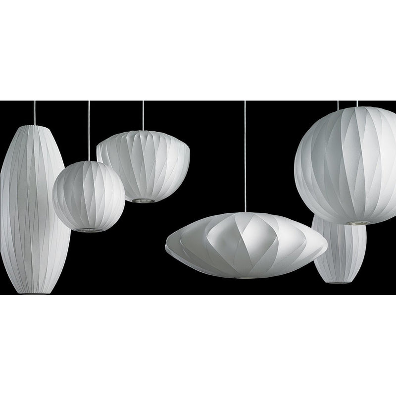 George Nelson Bubble Pendant - Crisscross Saucer