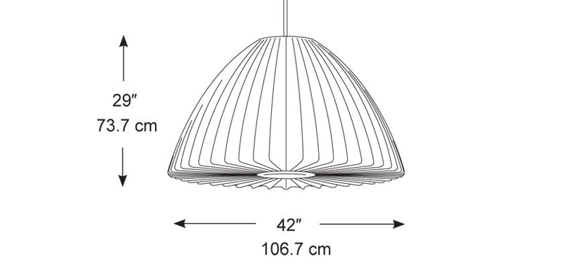 George Nelson Bubble Pendant - Extra Large Bell