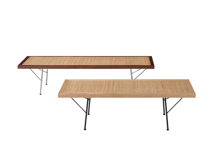 Nelson® Cane Bench - Herman Miller® - Stools + Benches + Ottomans - Maple - 48" - Black - HORNE