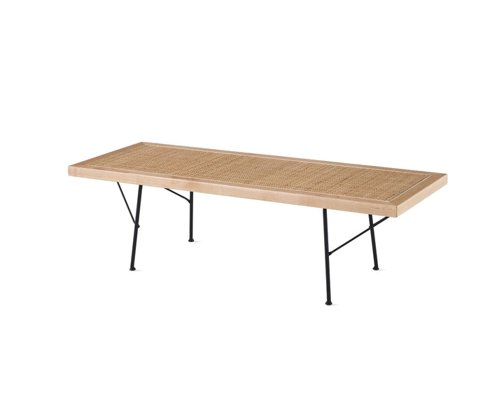 Nelson® Cane Bench - Herman Miller® - Stools + Benches + Ottomans - Maple - 48" - Black - HORNE