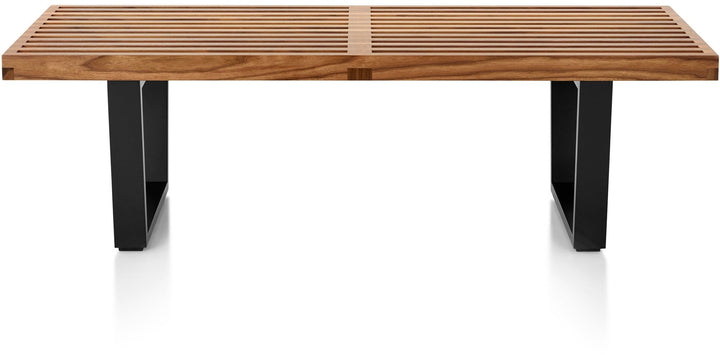 Nelson® Platform Bench – Ebonized Wood Base - Herman Miller® - Stools + Benches + Ottomans - 48" - Natural Maple - HORNE