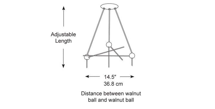 George Nelson Triple Bubble Lamp Fixture